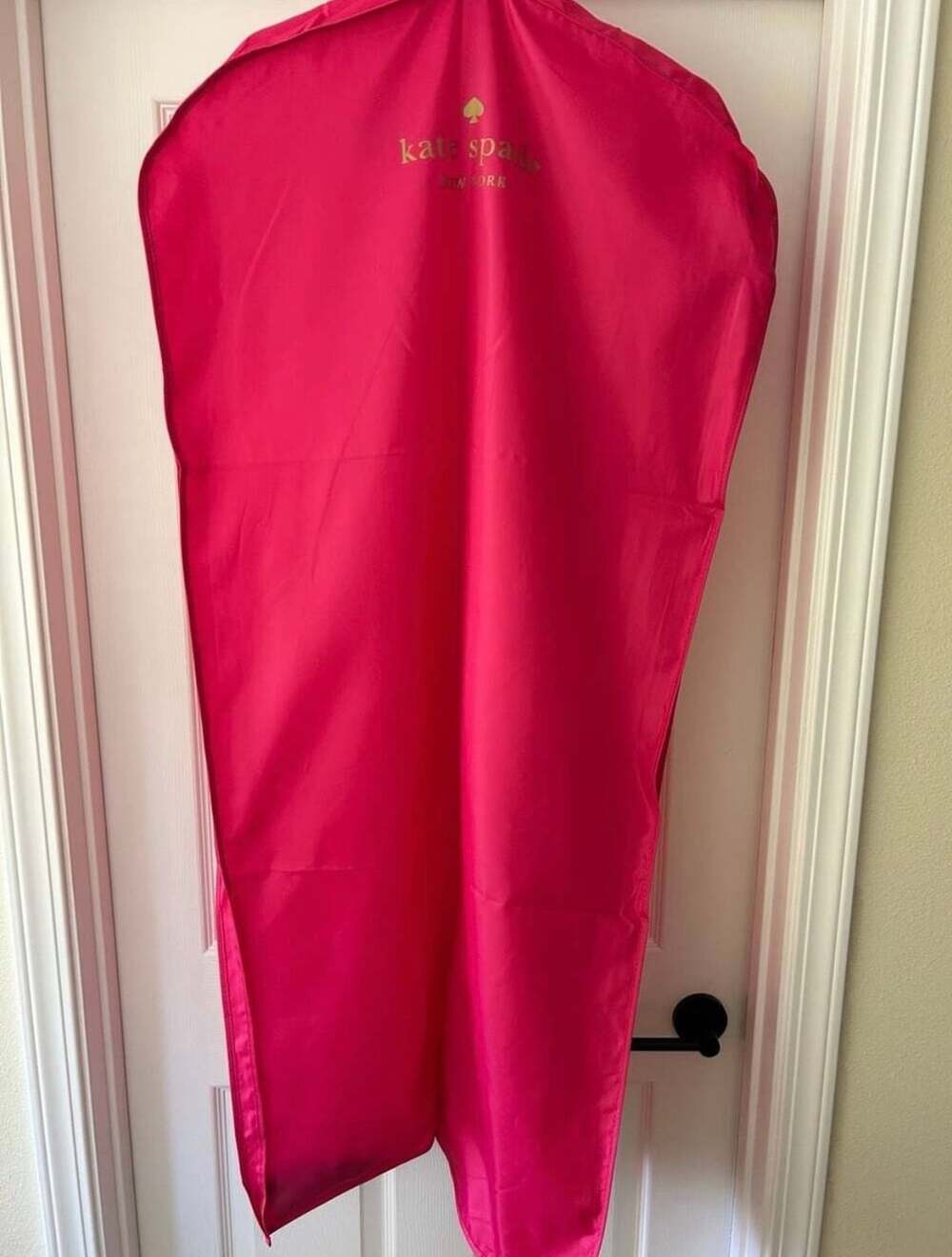 Kate Spade New York Garment Bag Pink Nylon Double Zip